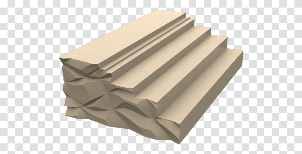 Two Cleavage Planes At 90 Degrees 3 Cleavage Minerals, Cardboard, Paper, Staircase, Aluminium Transparent Png