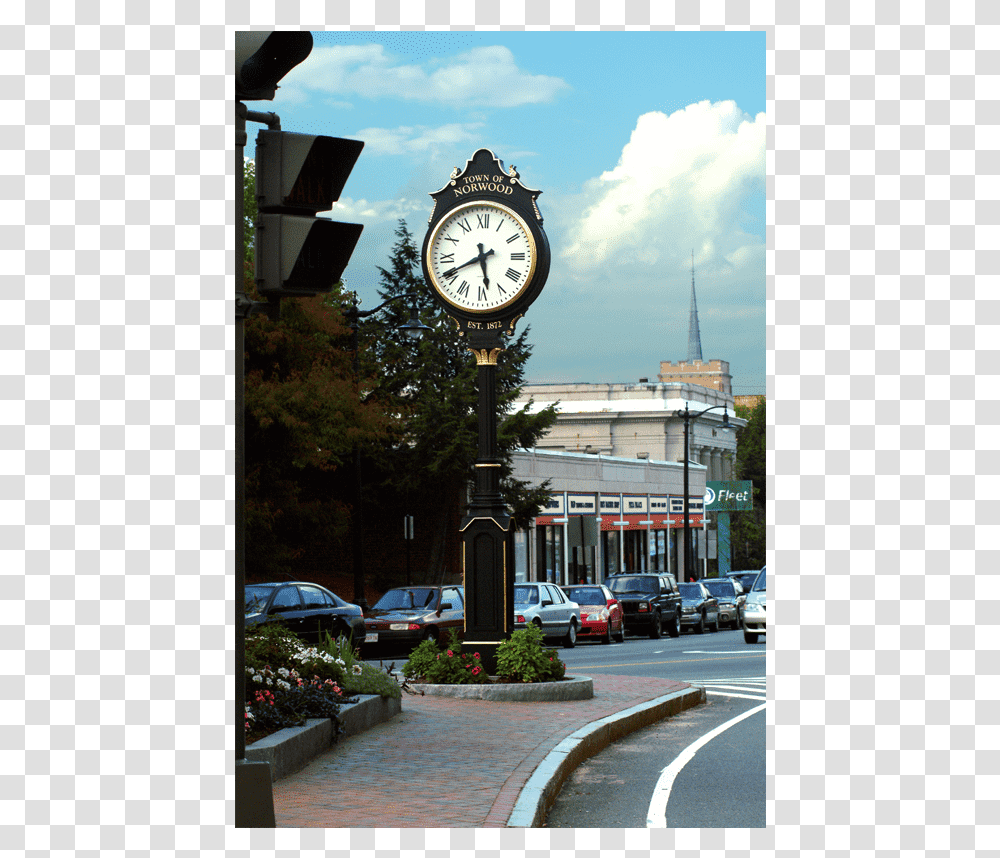 Two Dial Large Howard Street Clock Replica Norwood Tiffany Street Clock Ny, Car, Vehicle, Transportation, Clock Tower Transparent Png