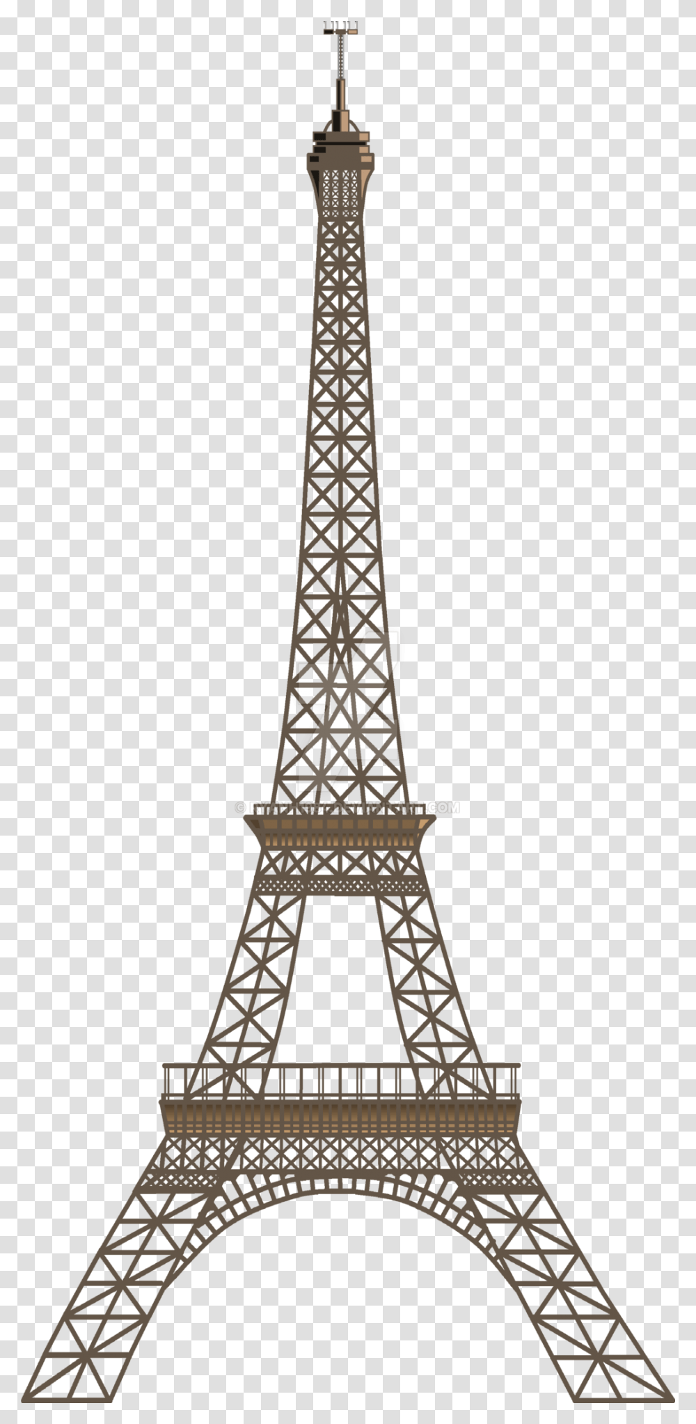 Two Dimensional Eiffel Tower Paris Eiffel Tower Clipart, Cable, Architecture, Building, Electric Transmission Tower Transparent Png