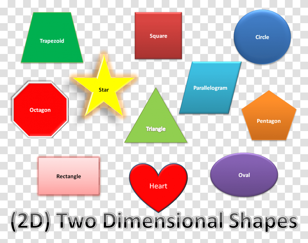 Two Dimensional Space Shapes, Star Symbol, Triangle Transparent Png