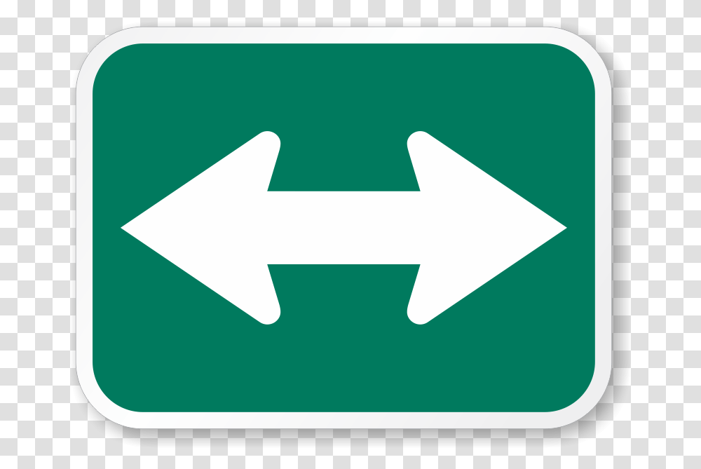 Two Direction Arrow Sign, First Aid, Road Sign Transparent Png