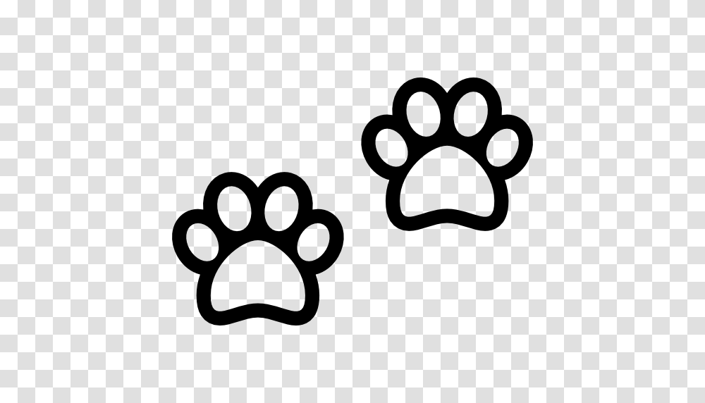 Two Dog Pawprints Free Vector Icons Designed, Stencil, Footprint Transparent Png