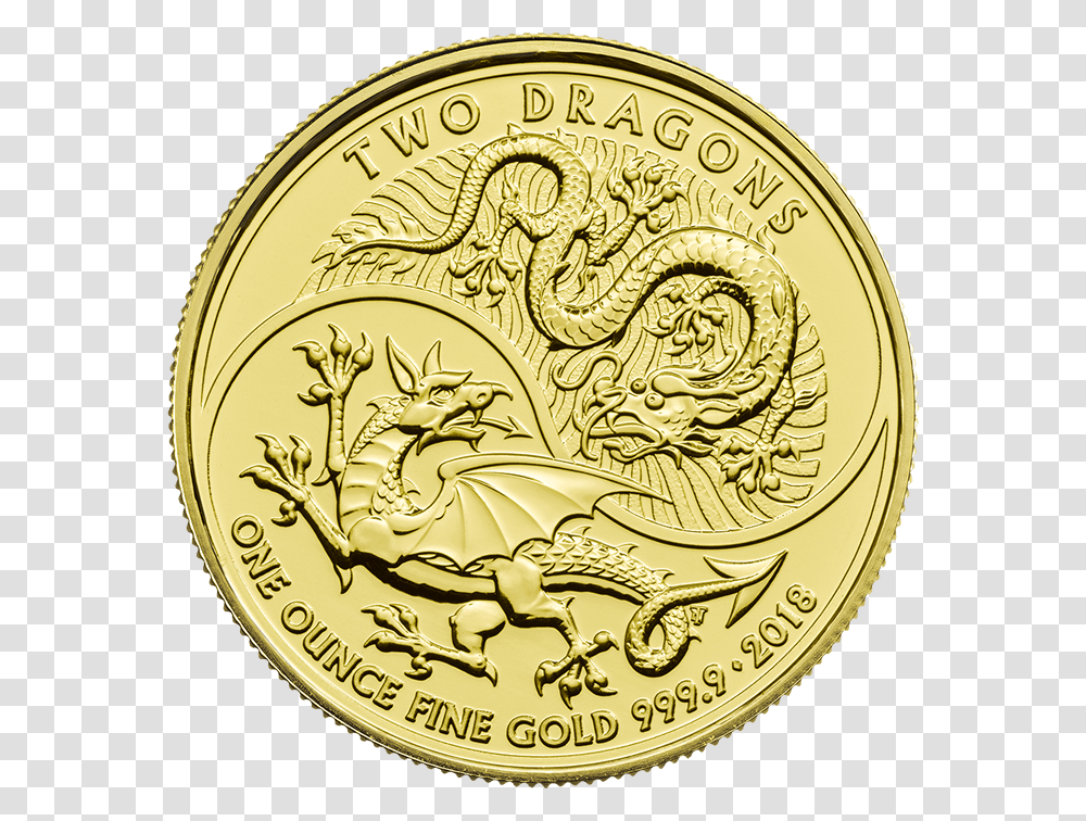 Two Dragons 2018 1 Oz Gold CoinSrc Https, Money, Rug Transparent Png