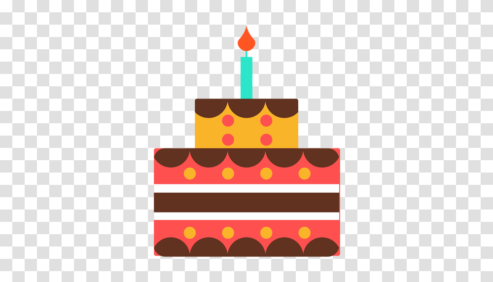 Two Floors Birthday Cake, Dessert, Food, Candle Transparent Png