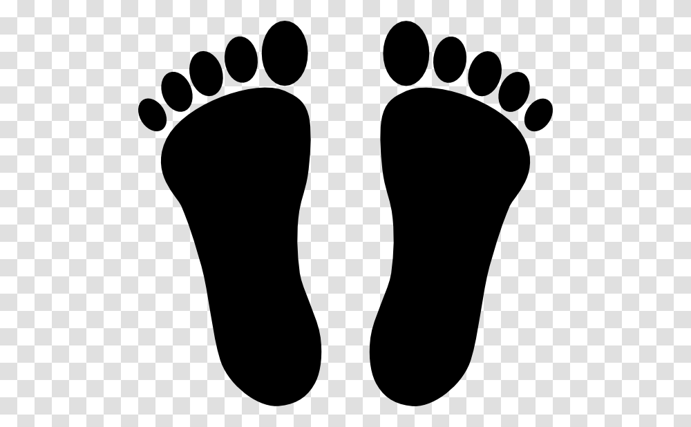 Two Footprints Black Clip Art Transparent Png