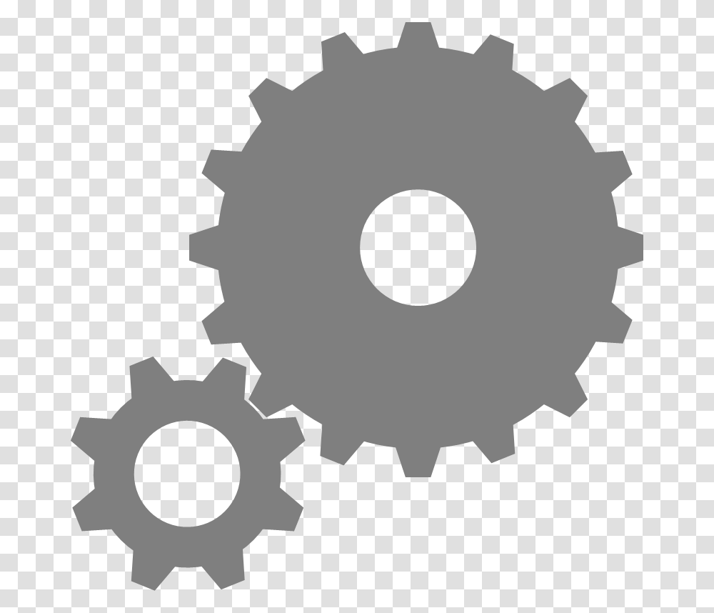 Two Gears Clipart Big Gear Small Gear, Gray, Texture, White Transparent Png