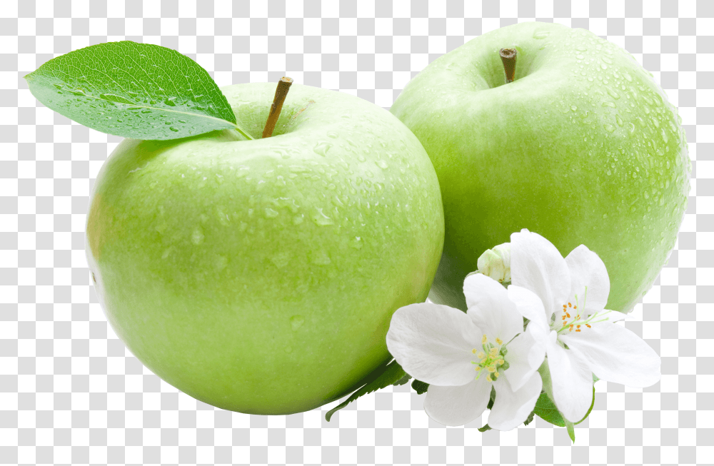 Two Green Apples Tri To Xanh C Tc Dng G, Plant, Fruit, Food Transparent Png