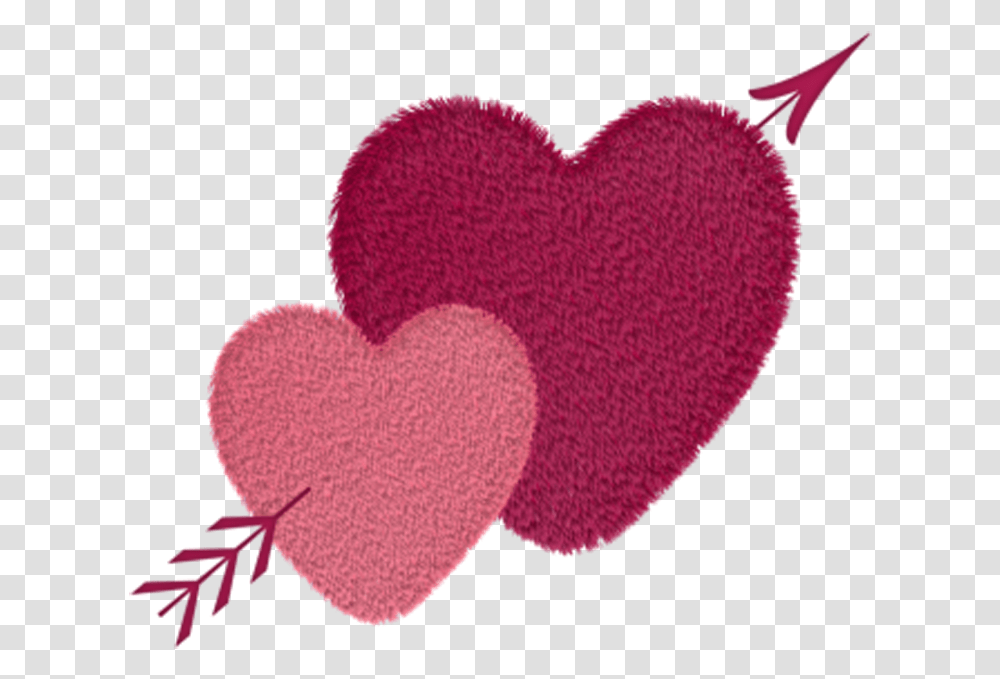 Two Heart Clipart Molduras Para Fotos De Amor, Cushion, Pillow, Purple, Applique Transparent Png