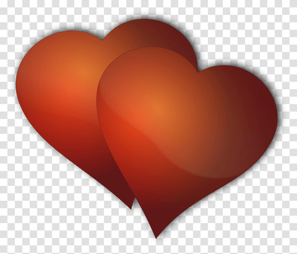 Two Hearts Clipart Free Download Creazilla Coracoes De Amor, Balloon, Cushion, Pillow, Lamp Transparent Png