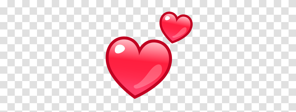 Two Hearts Emojidex, Cherry, Fruit, Plant, Food Transparent Png