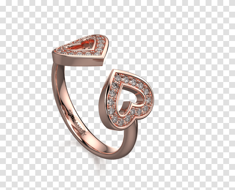 Two Hearts Engagement Ring, Jewelry, Accessories, Accessory, Diamond Transparent Png
