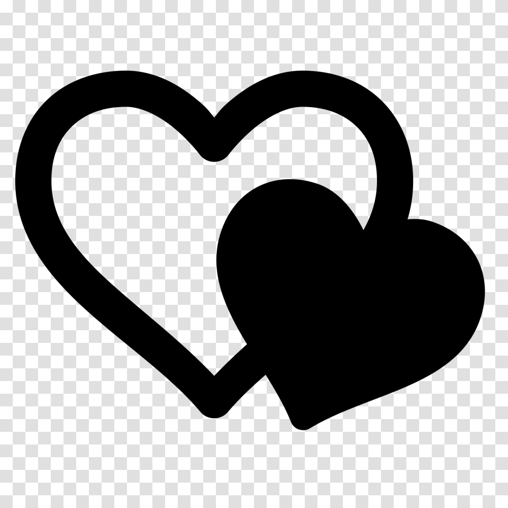 Two Hearts Icon, Gray, World Of Warcraft Transparent Png