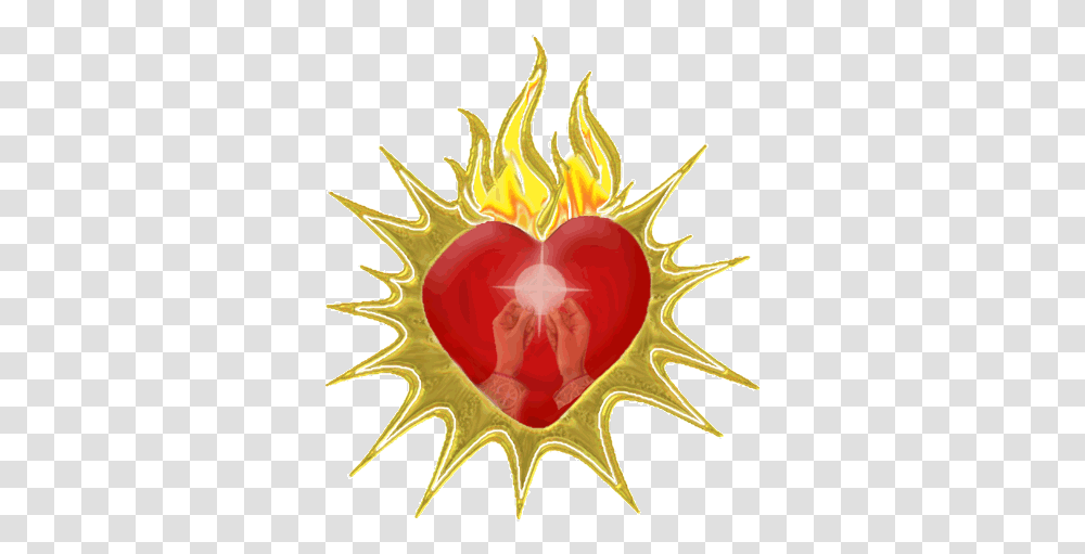 Two Hearts Of Jesus And Mary Clipart Felicitaciones De Flame, Scissors, Weapon, Weaponry, Text Transparent Png