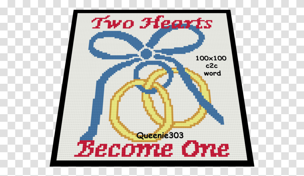 Two Hearts Rings Tied C2c Creative Arts, Rug, Label, Alphabet Transparent Png