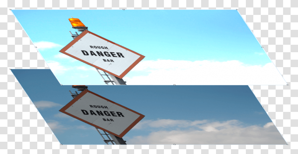 Two Images Stacked On Top Of Each Other Sign, Nature, Outdoors, Building Transparent Png