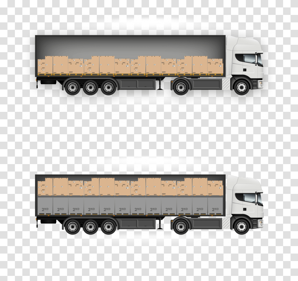 Two Level Truck, Vehicle, Transportation, Van, Moving Van Transparent Png