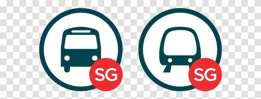 Two Logos For Two Transportation Apps Logo Icon Sg Bus Singapore My Transport Icon, Security, Number Transparent Png