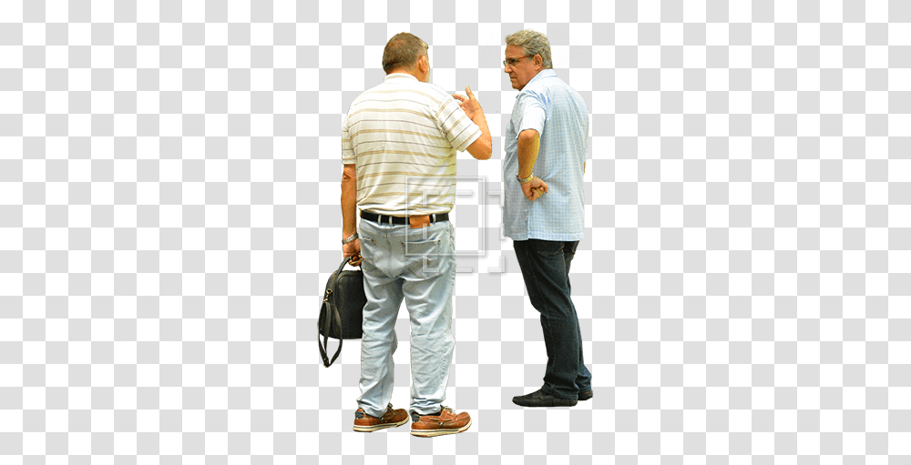 Two Men Standing And Talking Immediate Entourage People Standing And Talking, Pants, Clothing, Person, Shirt Transparent Png