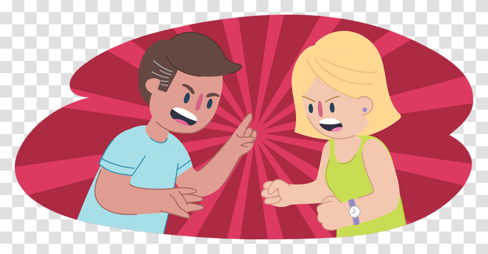 Two Parents Arguing Clipart Parents Fighting, Face, Person, Female, Washing Transparent Png
