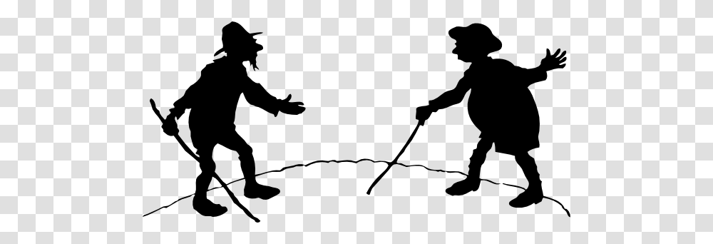 Two People Arguing Clipart, Person, Silhouette, Sport Transparent Png