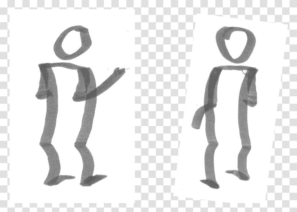 Two People Looking At Third Point In Background Clip Art, Alphabet, Face, Label Transparent Png