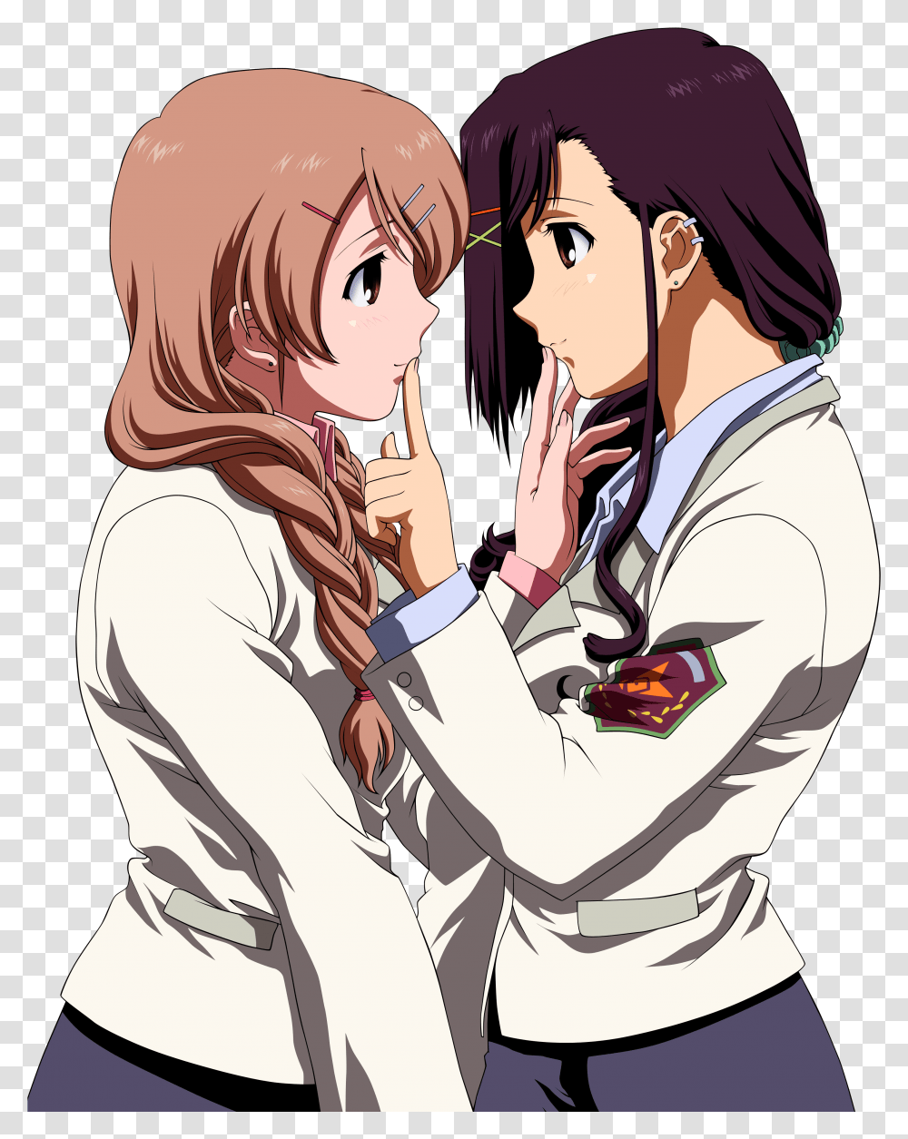Two People Looking Into Eachothers Eyes Candy Boy, Person, Human, Manga, Comics Transparent Png