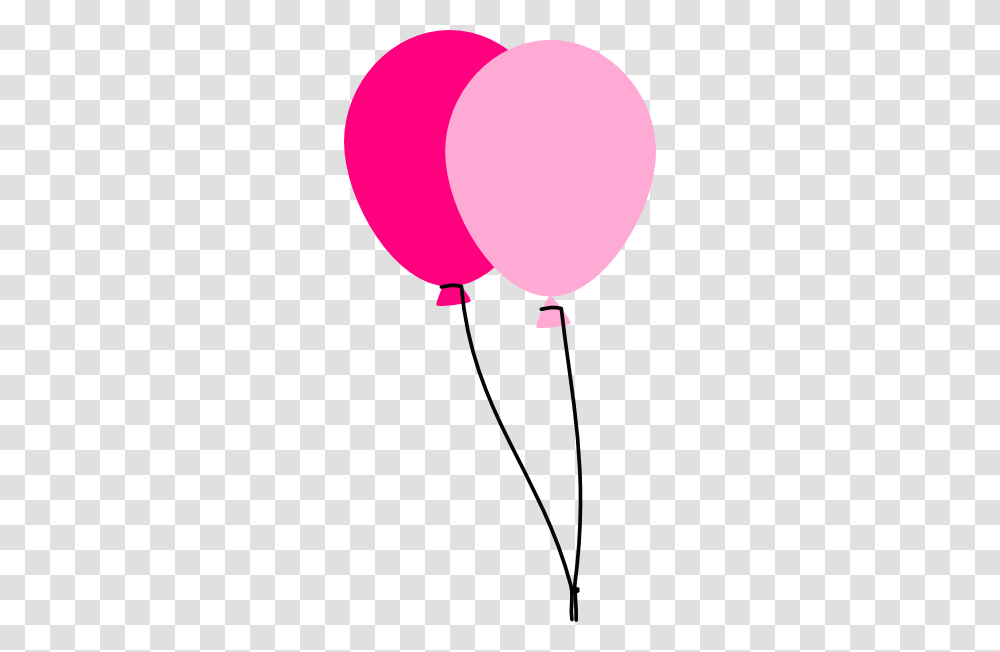 Two Pink Balloons Clip Art, Lamp, Hat, Apparel Transparent Png