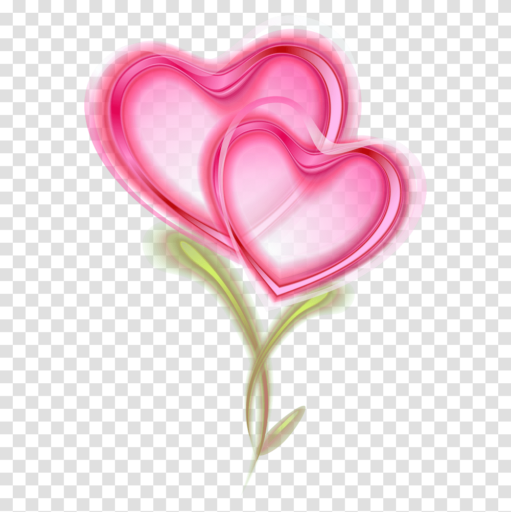 Two Pink Hearts So Sweet Clip Art, Plant, Flower, Blossom, Rose Transparent Png