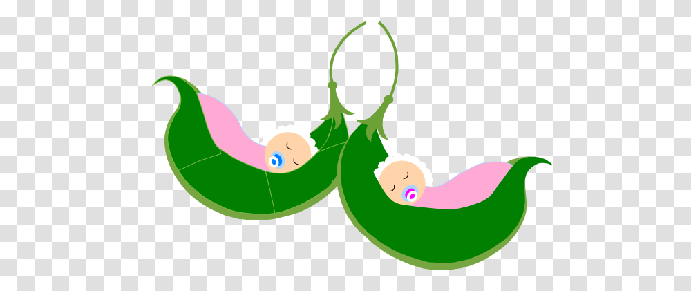 Two Pink Peas In A Pod Clip Art, Plant, Green, Food, Vegetable Transparent Png