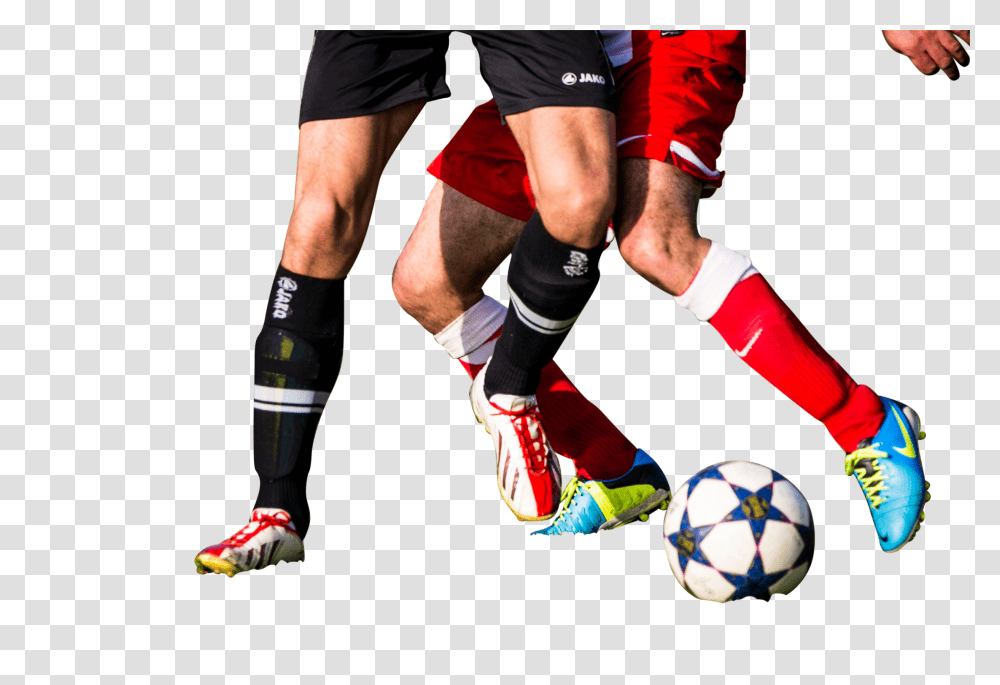 Two Players Playing Football Image Purepng Free Player Football, Soccer Ball, Team Sport, Person, People Transparent Png