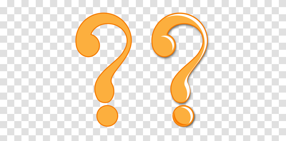 Two Question Marks, Alphabet, Number Transparent Png