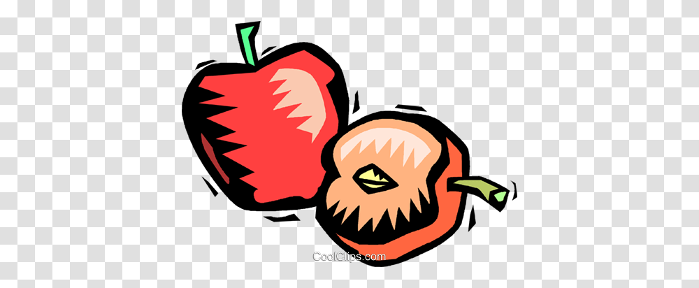 Two Red Apples Royalty Free Vector Clip Art Illustration, Plant, Food, Fruit, Dynamite Transparent Png