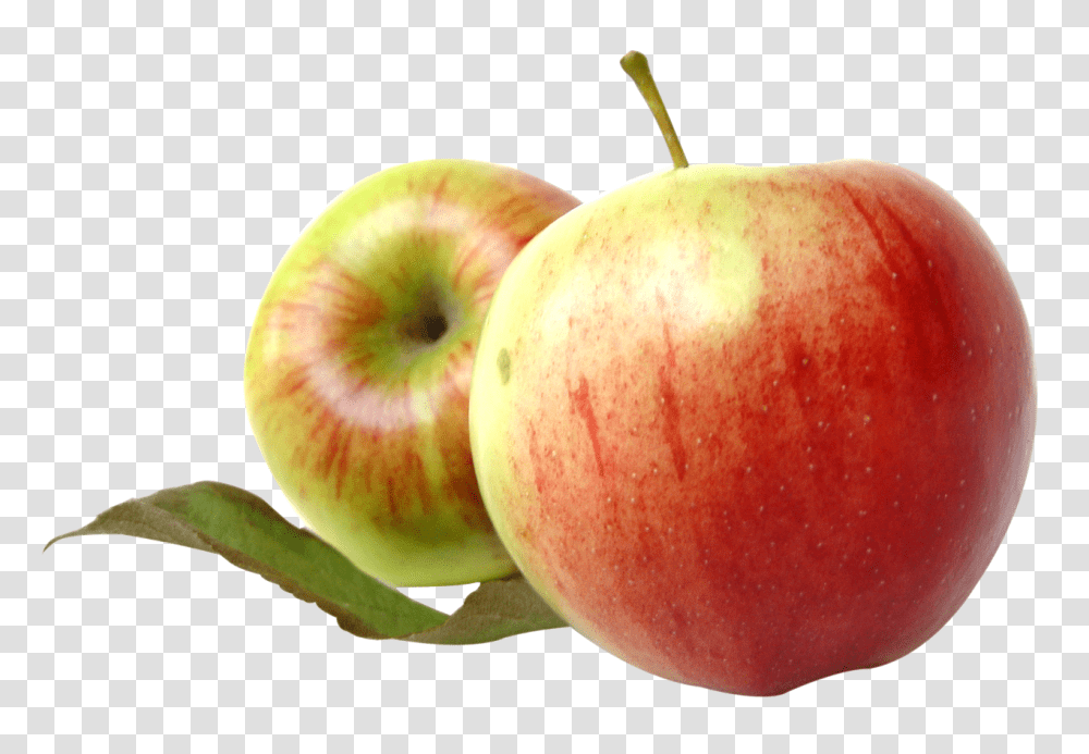 Two Red Apples With Leaves Image, Fruit, Plant, Food Transparent Png