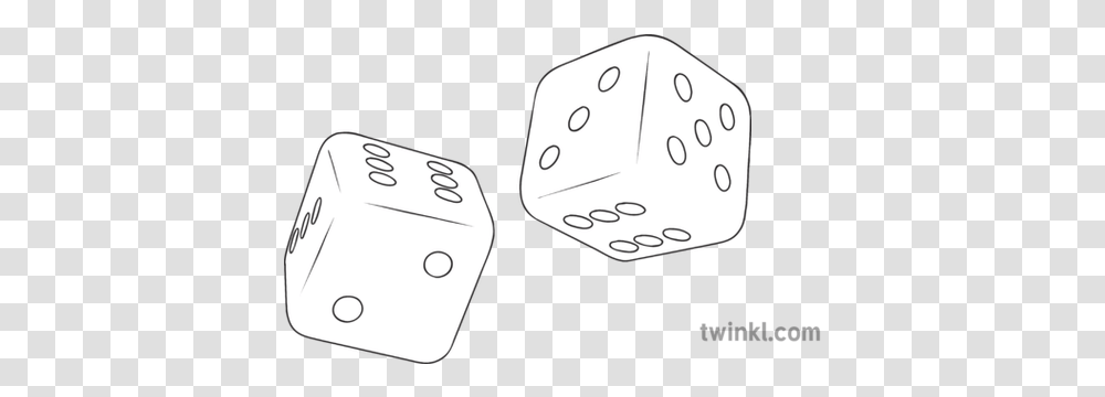 Two Red Dice Mid Roll General Board Games Chance Secondary Line Art, Mouse, Hardware, Computer, Electronics Transparent Png