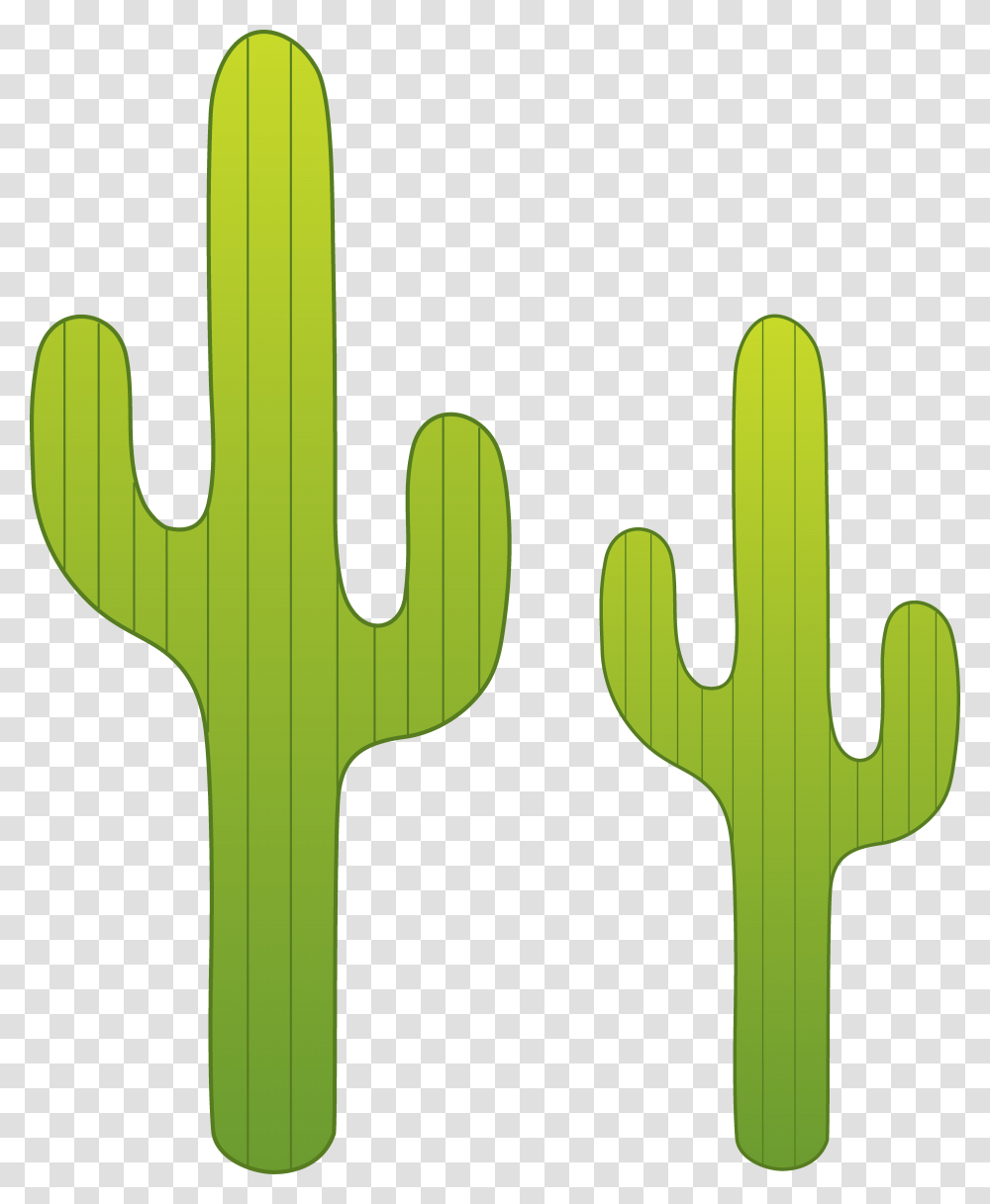 Two Saguaro Cacti, Plant, Cactus, Hammer, Tool Transparent Png