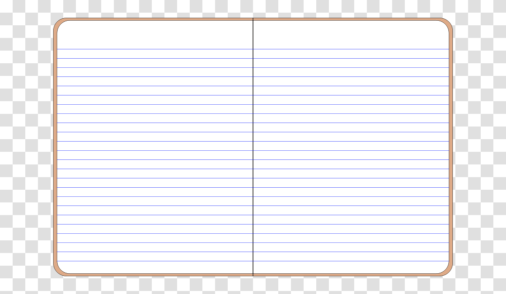 Two Side Notebook Open, Education, Page, Paper Transparent Png