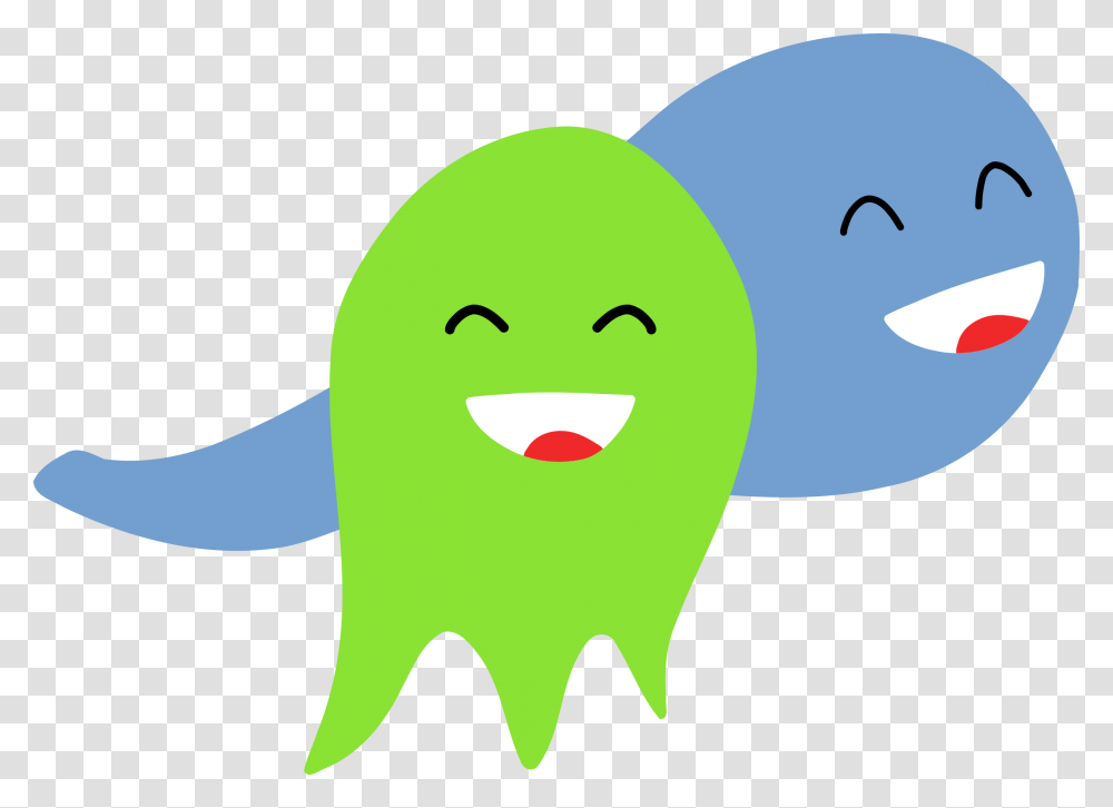 Two Smiling Ghosts Icons, Toy, Outdoors, Plush, Animal Transparent Png