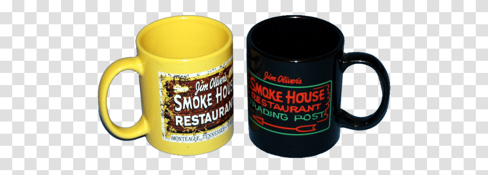 Two Smoke House Signature Coffee Mugs Coffee Cup, Tin, Can, Cylinder Transparent Png