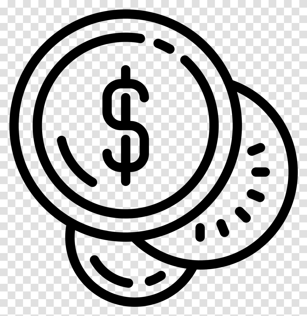 Two Stacks Of Objects That Could Be Coins Coin Icon, Gray, World Of Warcraft Transparent Png