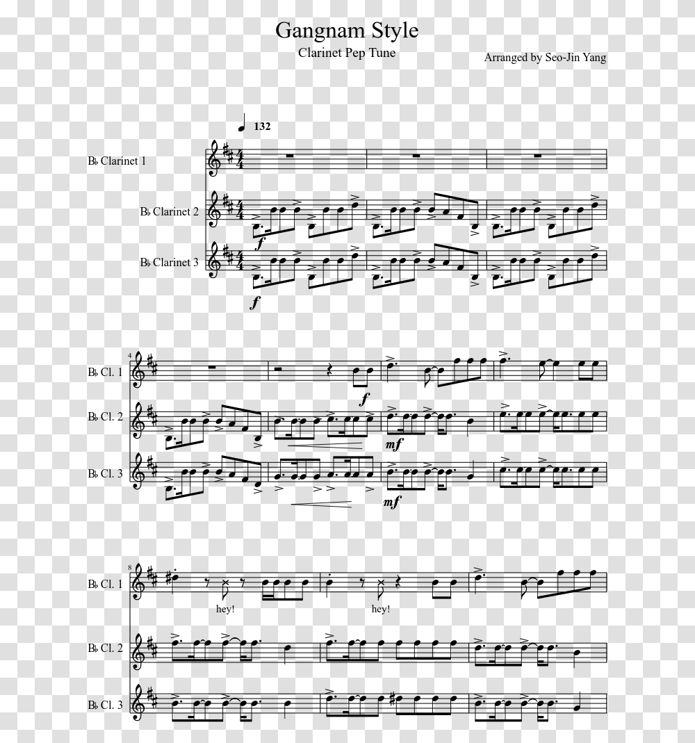 Two Steps From Hell Clarinet Sheet Music, Gray, World Of Warcraft Transparent Png