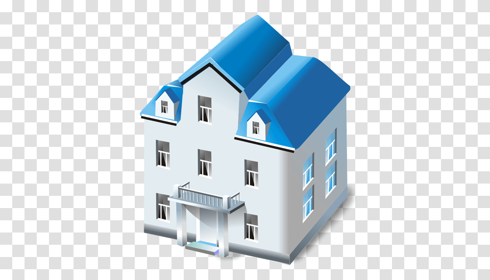 Two Storied House Icon Large Business Iconset Aha Soft, Housing, Building, Cottage, Villa Transparent Png