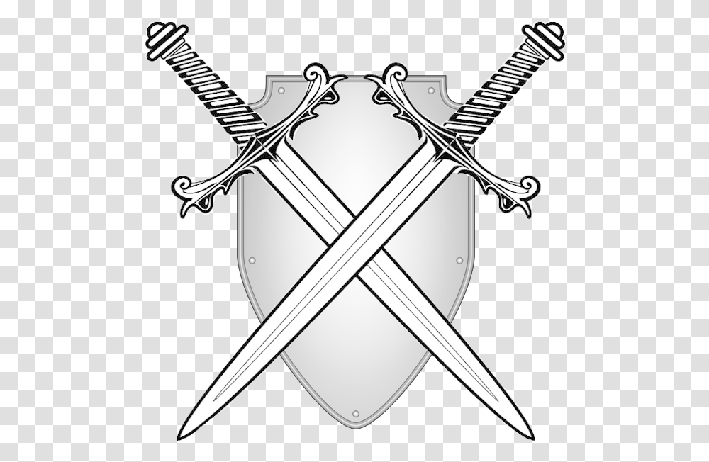 Two Swords Clip Art Crossed Swords, Blade, Weapon, Weaponry, Knife Transparent Png