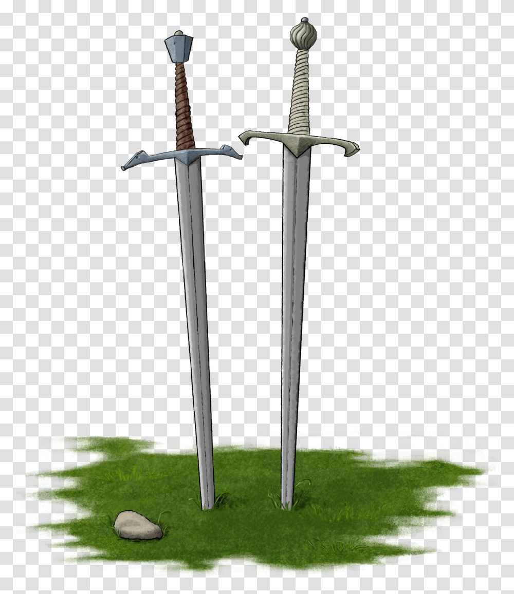 Two Swords Opengameartorg Two Swords, Blade, Weapon, Weaponry, Utility Pole Transparent Png