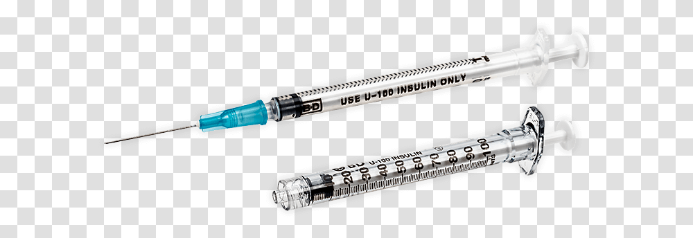 Two Syringes Image Free 1 Ml Insulin Syringe, Injection, Plot Transparent Png
