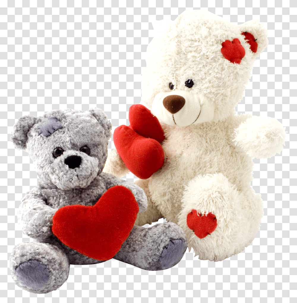 Two Teddy Bears Gift Image For Free Love Teddy Bear, Toy, Plush Transparent Png