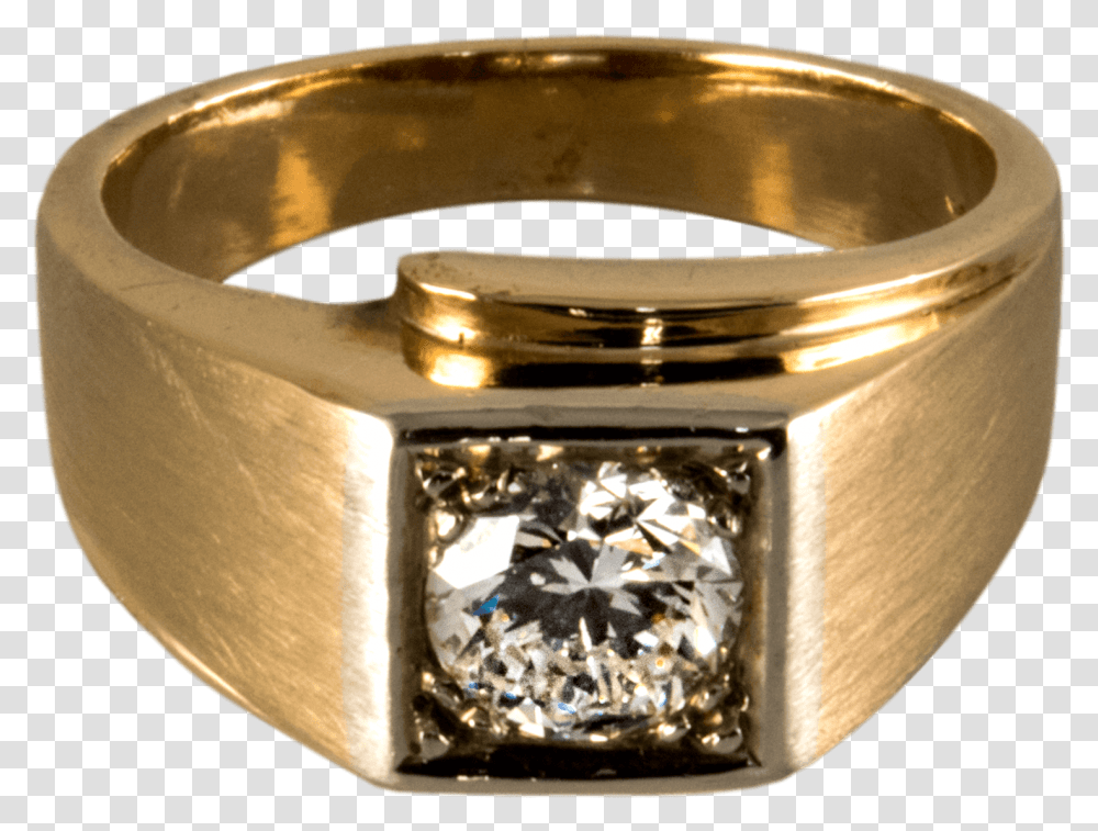 Two Tone Gents Antique Diamond Ring Engagement Ring, Accessories, Accessory, Jewelry, Gemstone Transparent Png