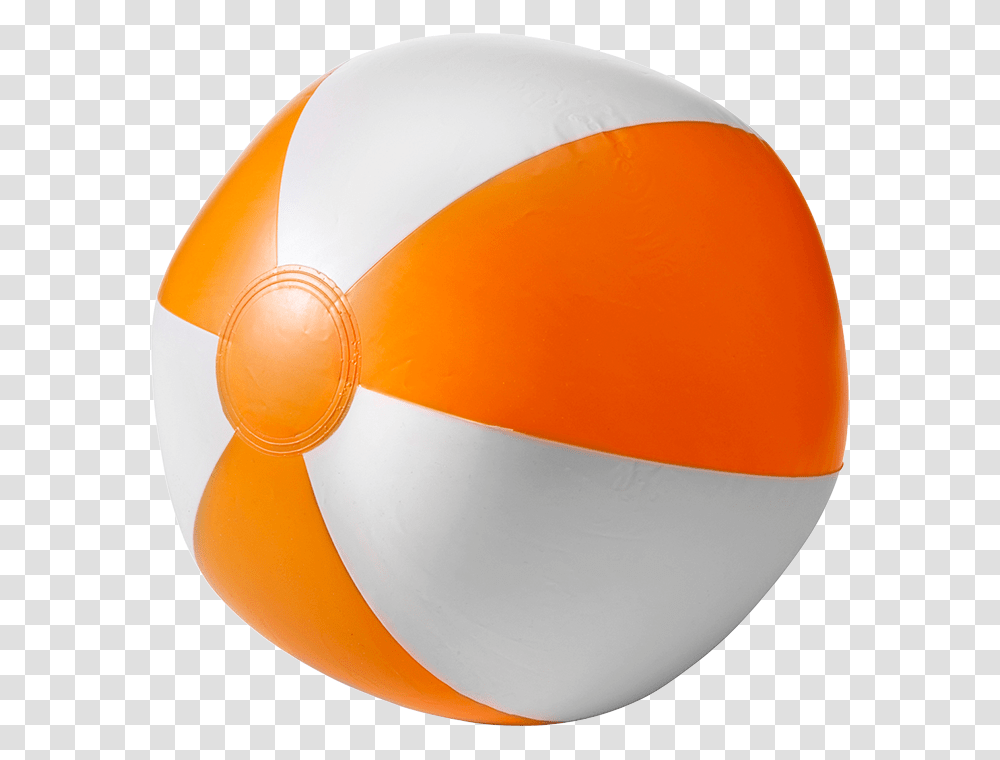 Two Tone Inflatable Beach Ball Orange Beach Ball, Balloon Transparent Png