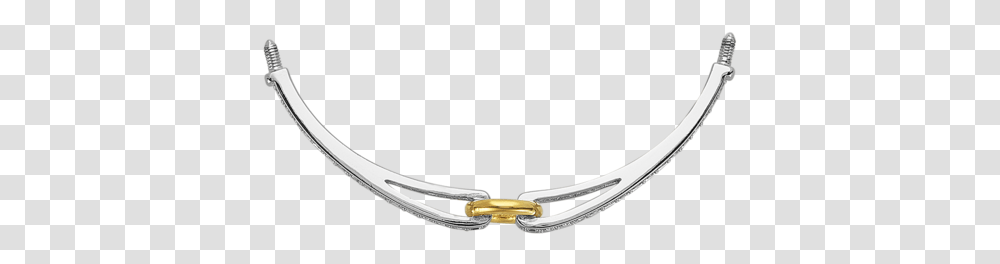 Two Tone Open Circle Fashion Bracelet Bar Small Necklace, Accessories, Accessory, Jewelry, Collar Transparent Png