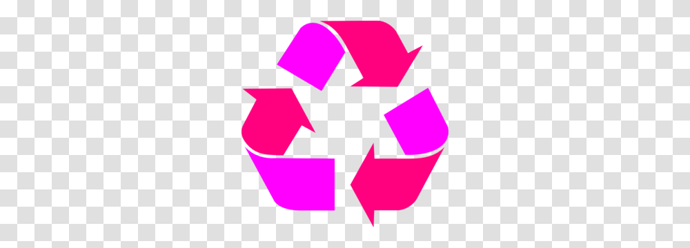 Two Tone Pink Recycle Symbol Clip Art, Recycling Symbol Transparent Png