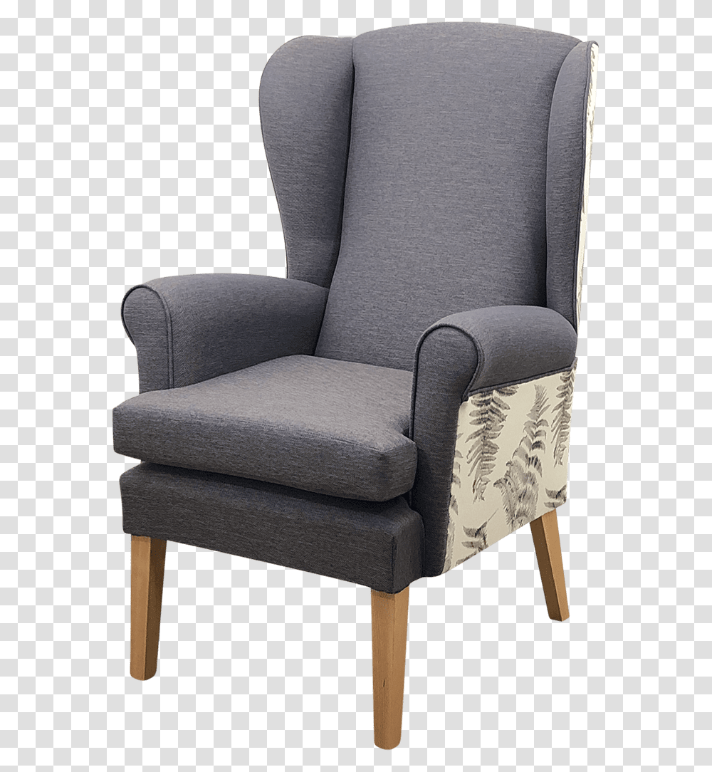 Two Tone Upholstery Residential Care Home Chair, Furniture, Armchair Transparent Png